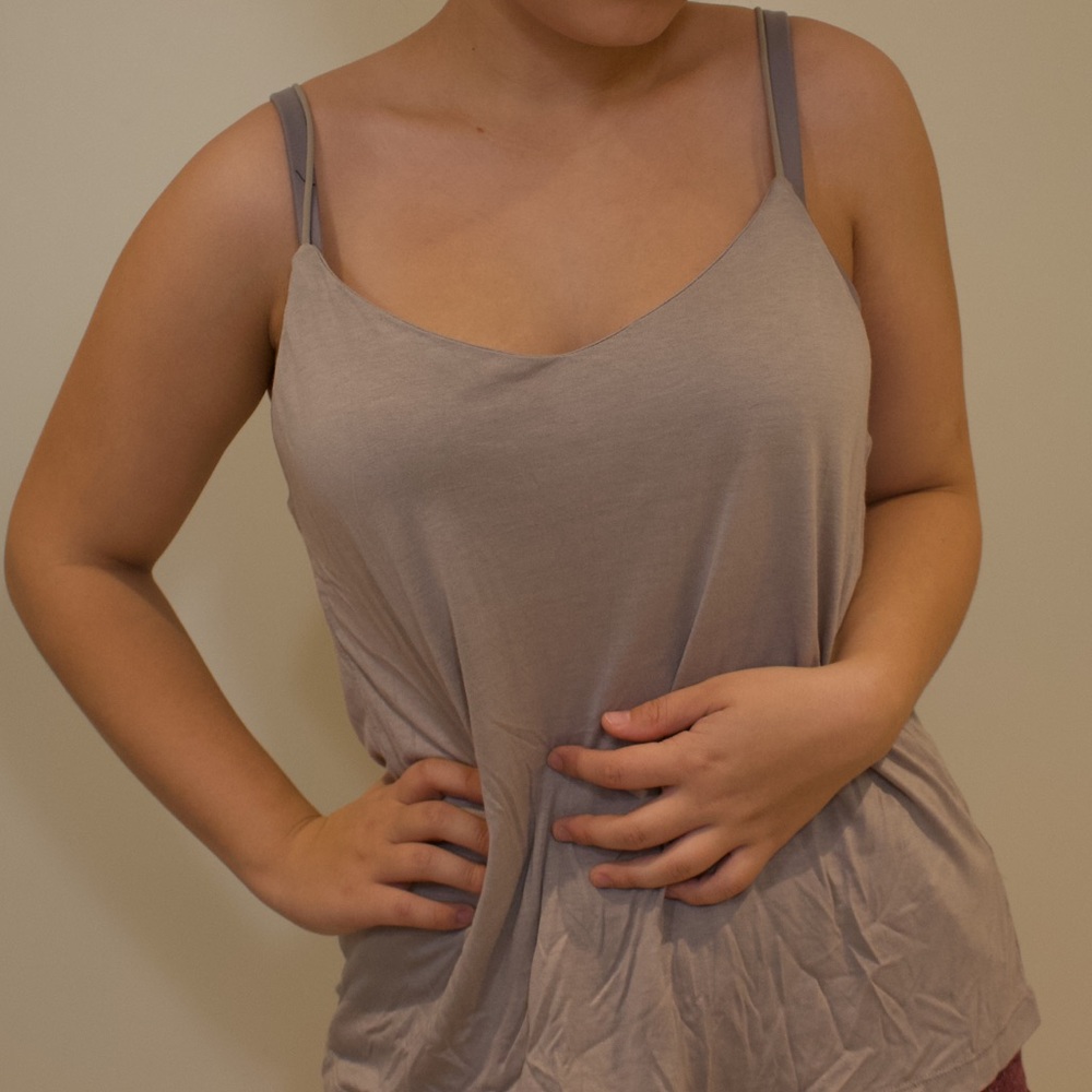 Grey Loose Fitting Tanktop